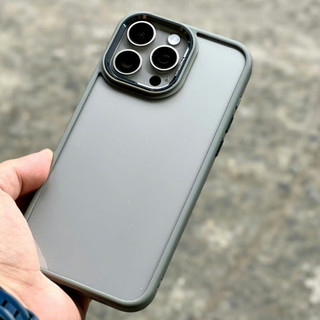 Ốp lưng iPhone 15 Pro 15 Pro Max 12 12 Pro 12 Pro Max 11 Pro Max, lưng trong viền màu FILADA