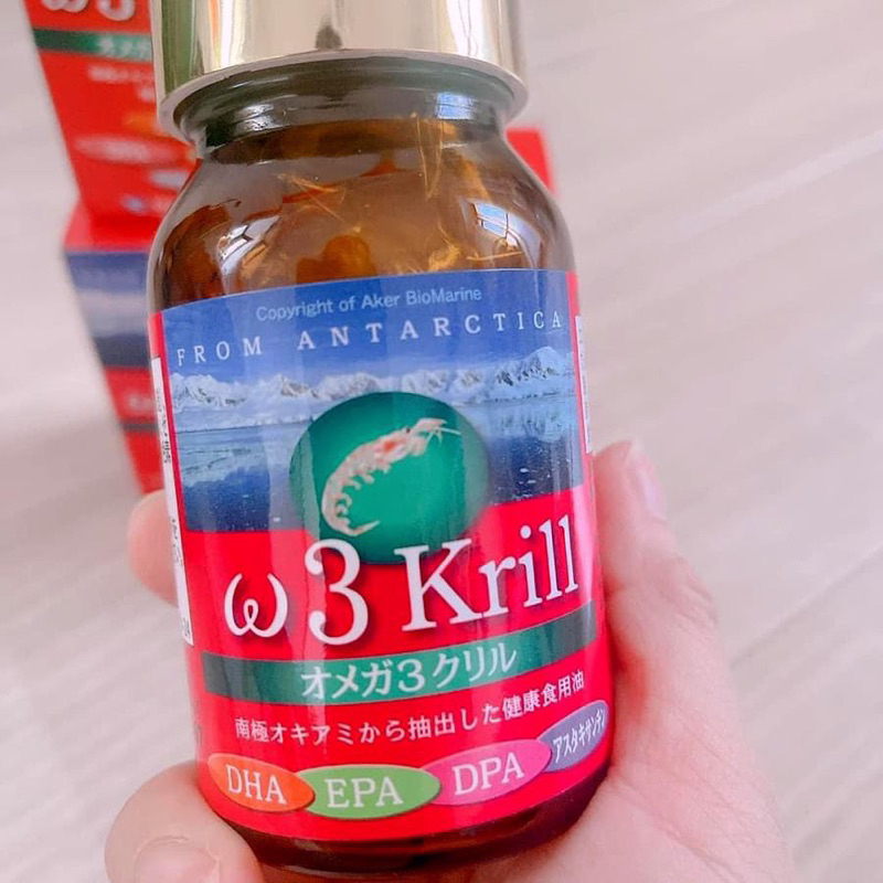 DẦU NHUYỄN THỂ OMEGA 3 KRILL NHẬT BẢN  ( Hộp 80 viên)