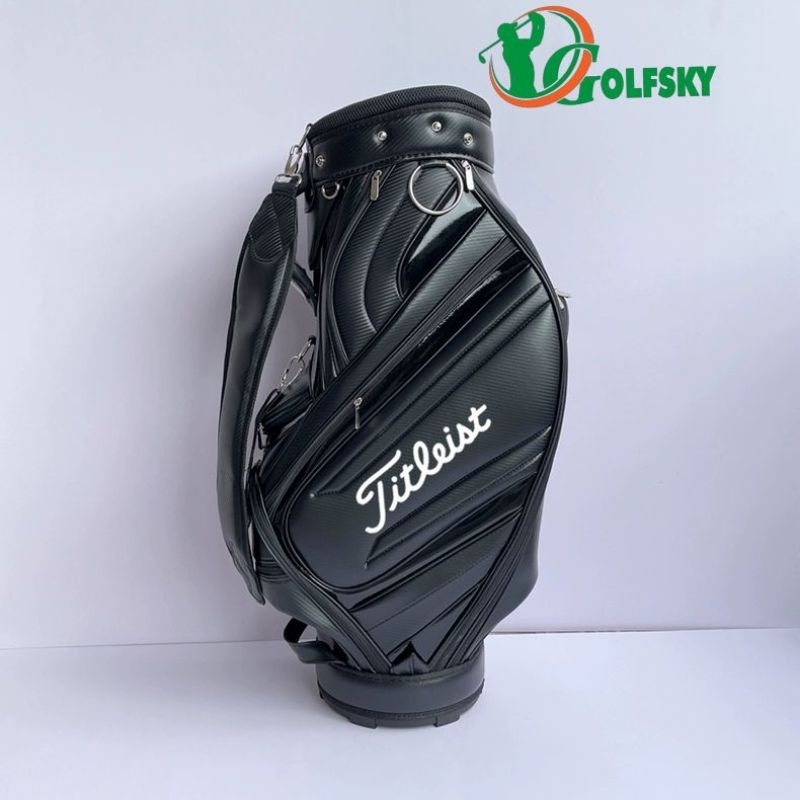 Túi Gậy Golf Titleist. Túi Đựng Gậy Golf Titleist. Da PU - Vân Cacbon Cao Cấp. Chống Thấm Nước - Không Bám Bụi.