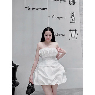 Đầm cúp ngực ko dây