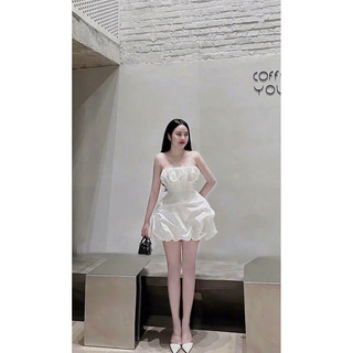 Đầm cúp ngực ko dây