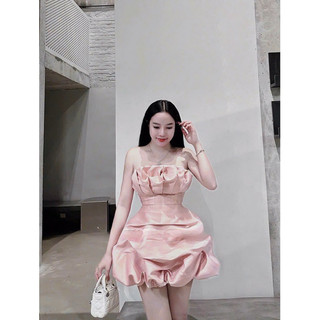 Đầm cúp ngực ko dây