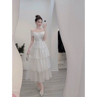 Đầm nữ ren 4 tầng