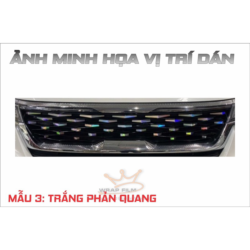 Decal dán mặt calang kia Seltos