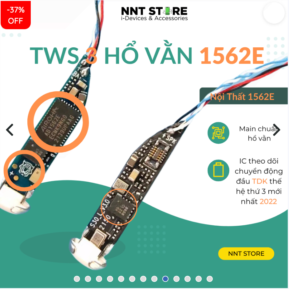 Tai Nghe Gen 3 1562E ENC | Pin 8h | Âm Thanh Vòm Thật