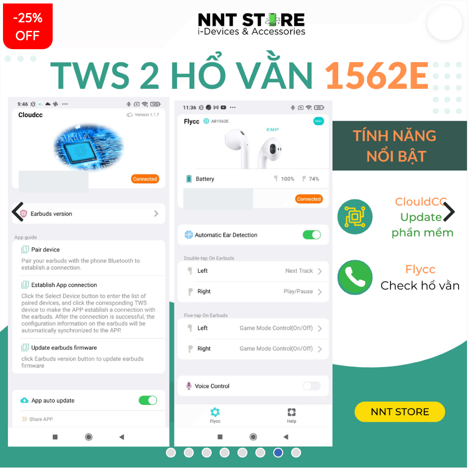 Tai Nghe AP2 1562E bản cập nhật tháng 11 2023