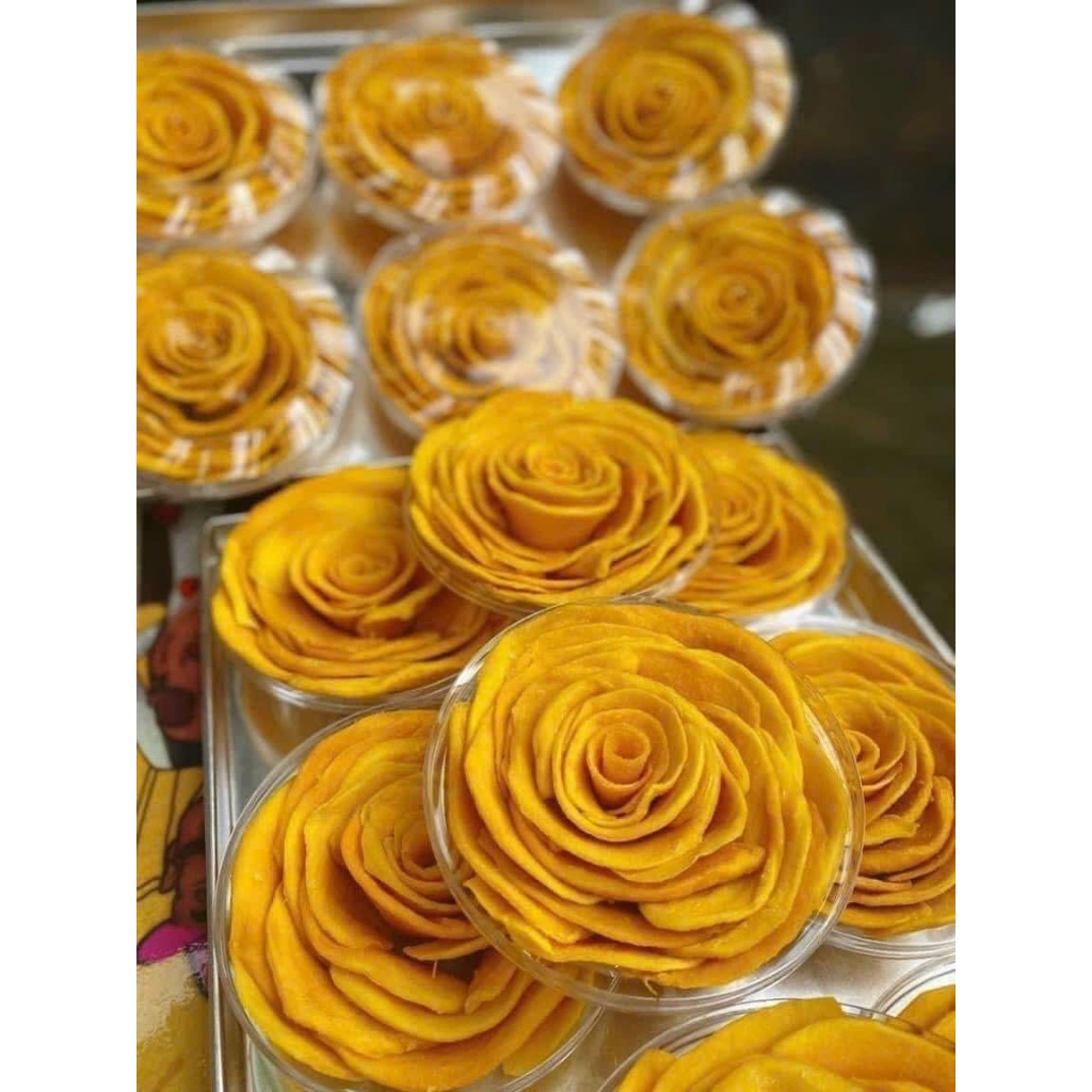 XOÀI SẤY DẺO XẾP HOA HỒNG  TỪ ĐƠN 50K,  Hàng Ngon Nhà Làm