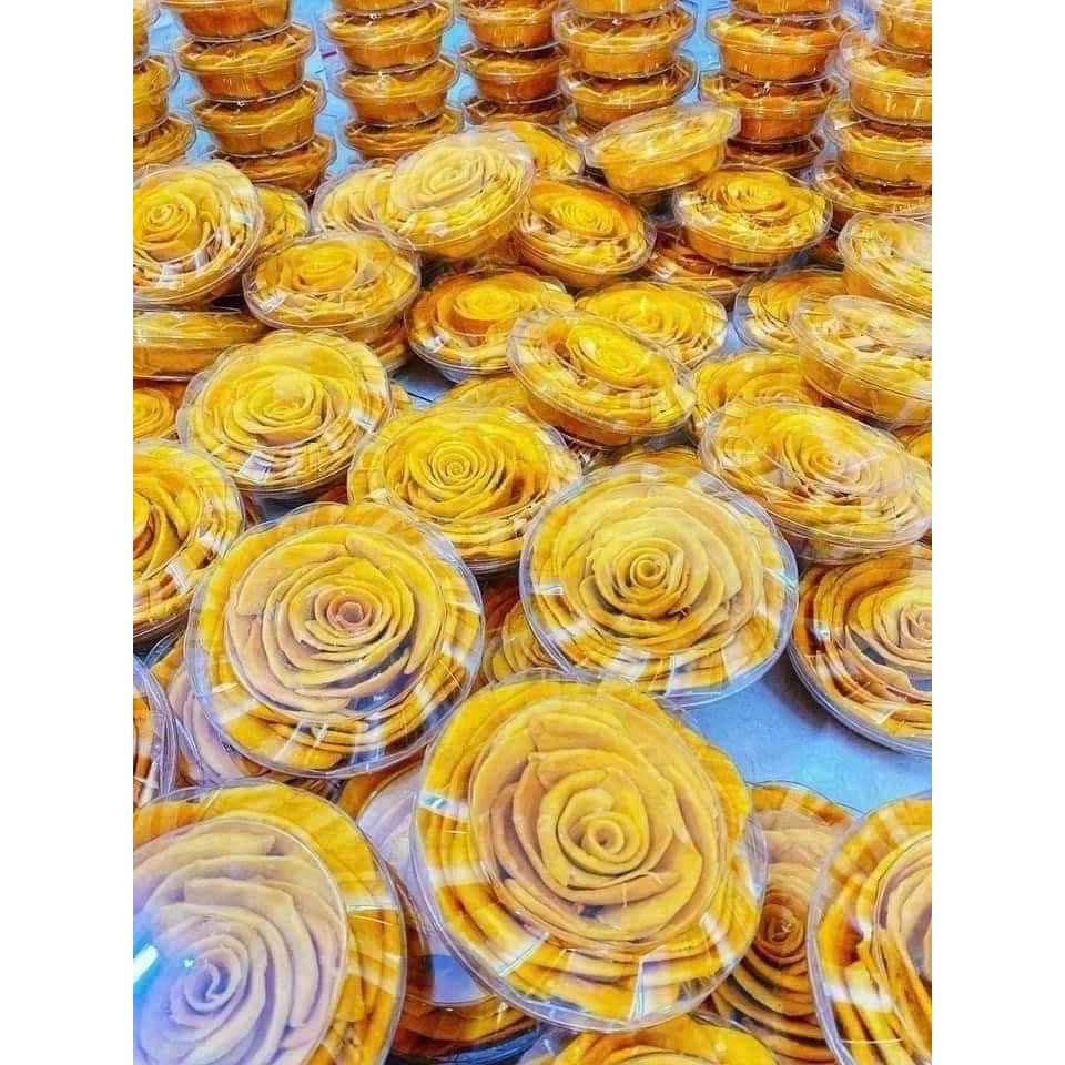 XOÀI SẤY DẺO XẾP HOA HỒNG  TỪ ĐƠN 50K,  Hàng Ngon Nhà Làm