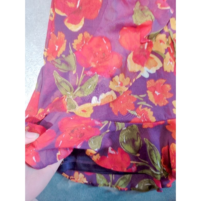 Đầm hoa sát nách Tommy HiLfiGer VNXK