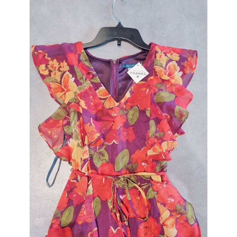 Đầm hoa sát nách Tommy HiLfiGer VNXK