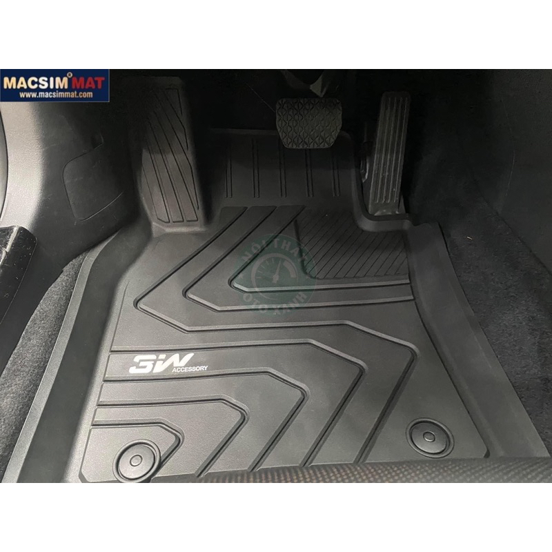 Thảm Sàn 3W Cao Su Cho Mazda CX5 2018 - 2024 Nguyên Khối Cao Cấp Nhập Khẩu