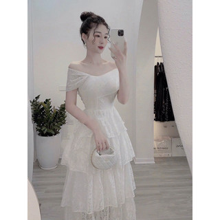 Đầm nữ ren 4 tầng