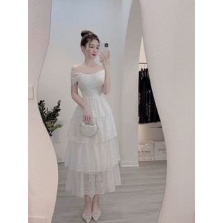 Đầm nữ ren 4 tầng
