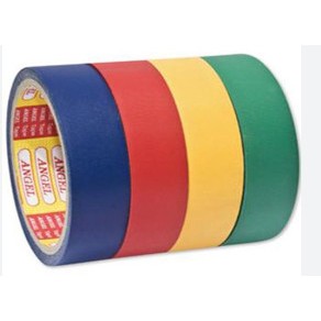 Băng keo simili, 1 cuộn băng keo dán sách, băng keo dán gáy, băng keo gân 3.6cm, 4,8cm màu xanh lá, đỏ, vàng, xanh dương