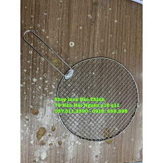 Vỉ nướng than tròn,vỉ nướng inox