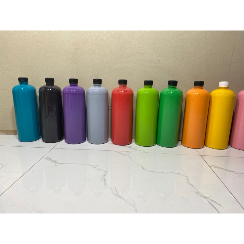 Màu tô tượng, màu BÓNG không cần xịt bóng, tô lên mọi chất liệu