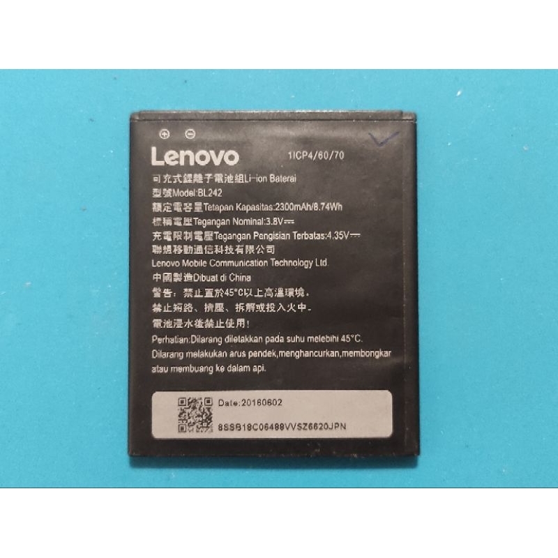 Pin Lenovo A6600 (BL242) Chính Hãng Đã Qua Sử Dụng Hoạt Động Tốt