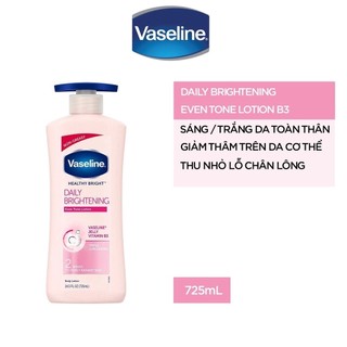 Sữa Dưỡng Thể Vaseline Healthy Bright Daily Brightening 725ml Mẫu Mới