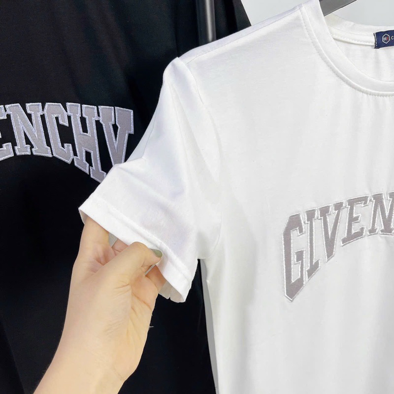 Áo Thun Cotton Nam Nữ Cọc Tay in thêu chữ CTTN