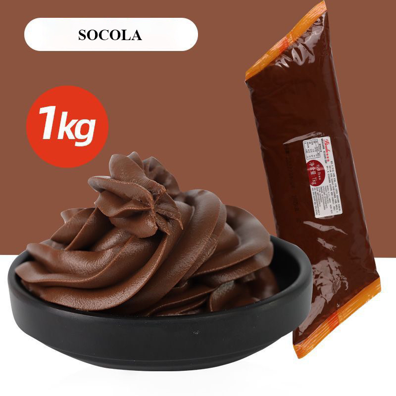 Sốt nhân kem custard socola Beiyi Đài Loan 1kg🔥Làm Bánh Ngon🔥