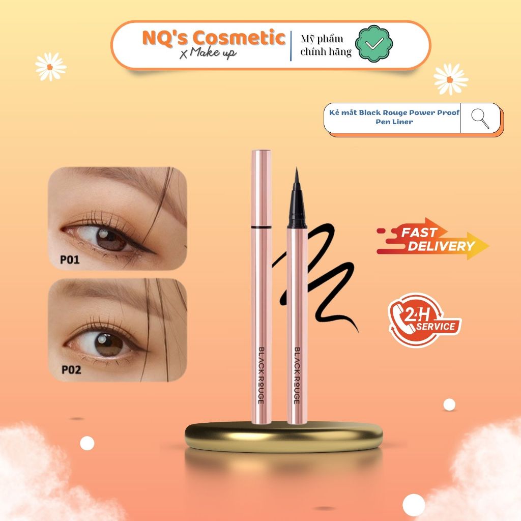 Kẻ mắt Black Rouge Power Proof Pen Liner