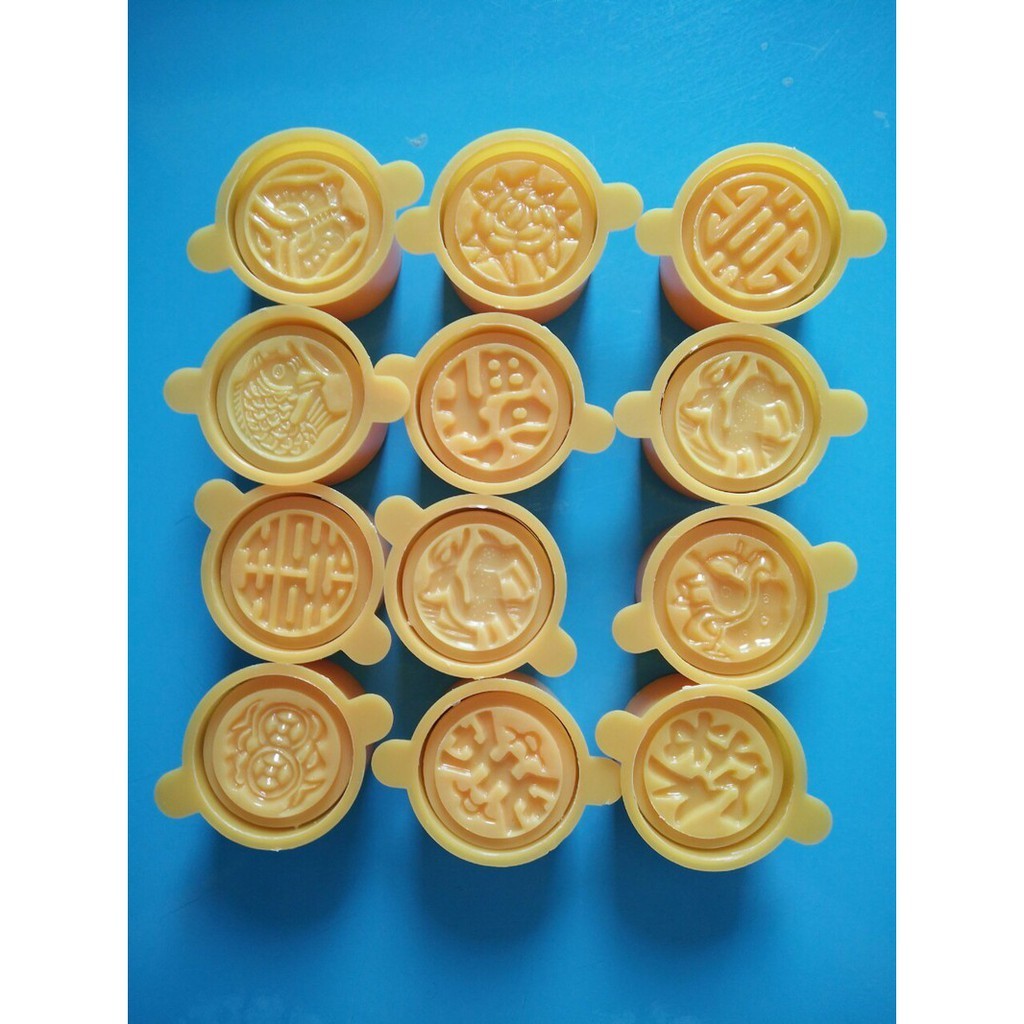 Set 10 Khuôn bánh in/ bánh đậu xanh/bánh phục linh nhỏ đủ hình