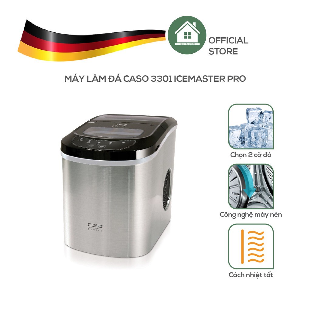 Máy Làm Đá Caso 3301 IceMaster Pro - Nhập khẩu từ Đức
