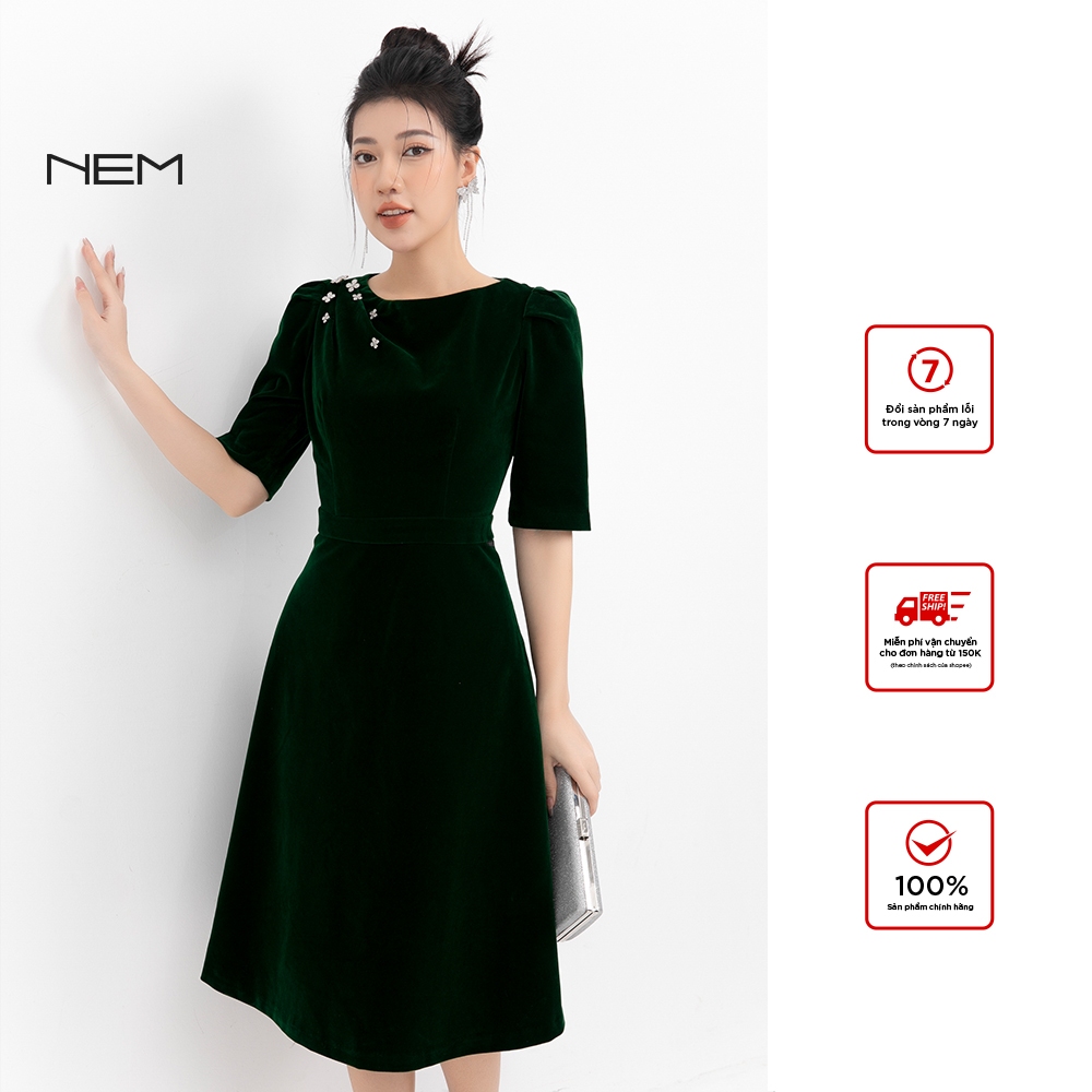 Đầm nữ thiết kế cao cấp NEM Fashion 09612 giá tốt