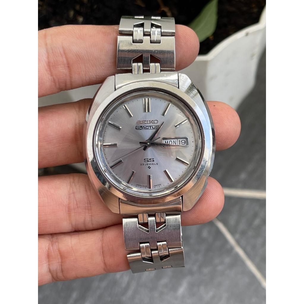 Đồng hồ xưa nam Seiko 5 Actus automatic 23 jewels size 40 hàng Si