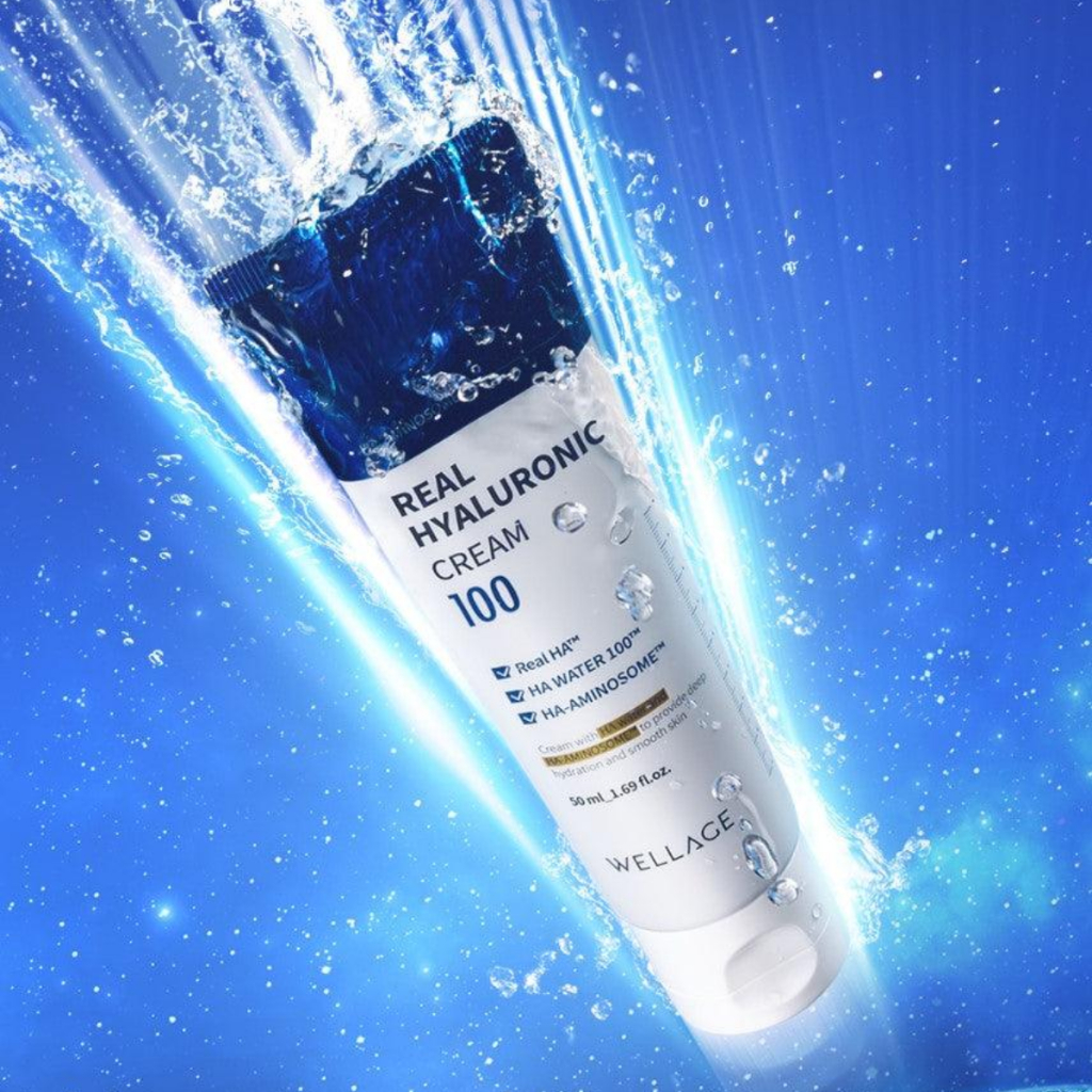 Kem dưỡng Wellage Real Hyaluronic - Dưỡng ẩm tức thì trên da giúp làn da căng mọng 100 | 50ml
