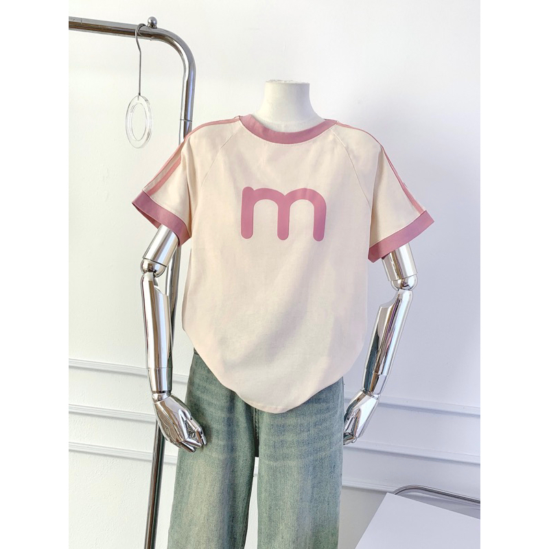 Áo phông 3158 baby tee form vừa 35-56 kg chất Cotton khô