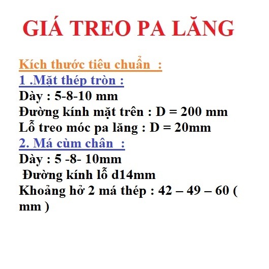 Giá móc pa lăng xích kéo tay, cùm treo pa lăng - tó 3 chân