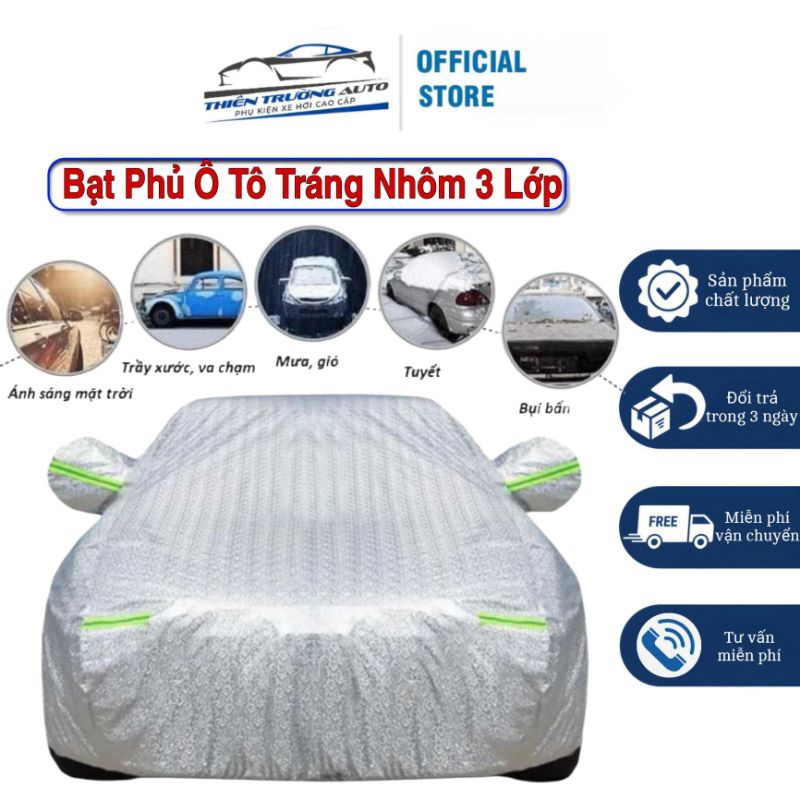 Bạt Phủ Ô Tô 4 Đến 7 Chỗ Hàng Cao Cấp Chống Nóng, Chống Nước, Chống Trầy Xước Và Bụi Bẩn Hiệu Quả