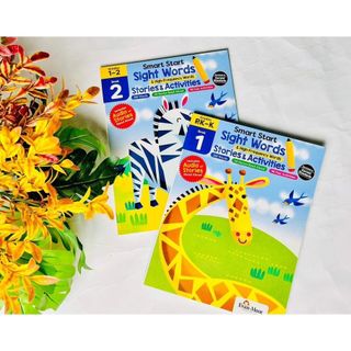 Sách- smart star sight words grades prek-k & grade1-2 bộ nhập 2 cuốn