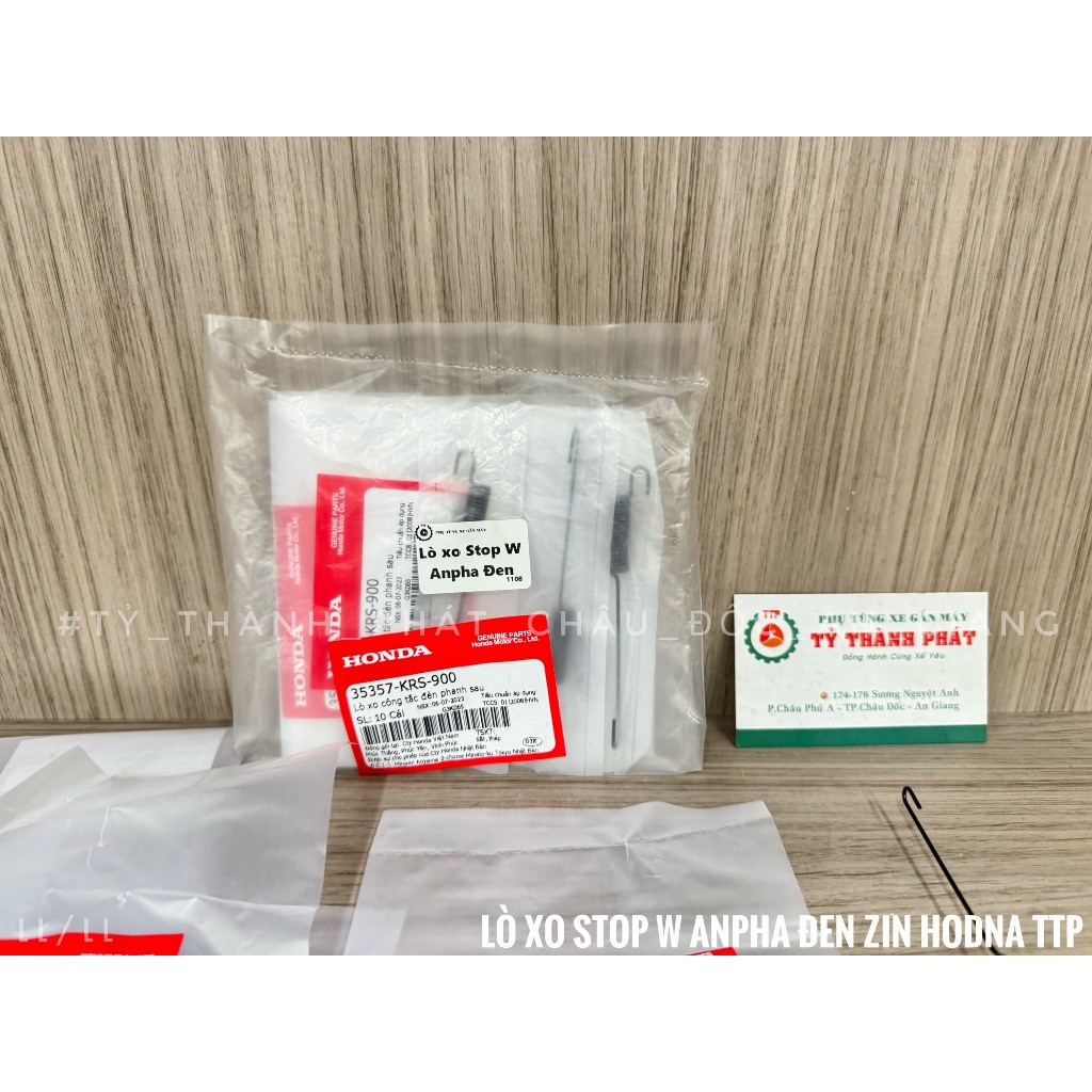 Lò xo Stop W Anpha Đen zin TTP