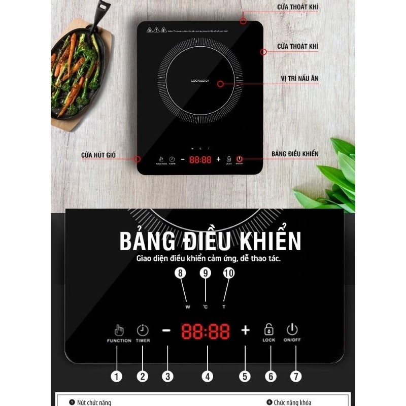 Bếp điện từ Lock&Lock EJI411