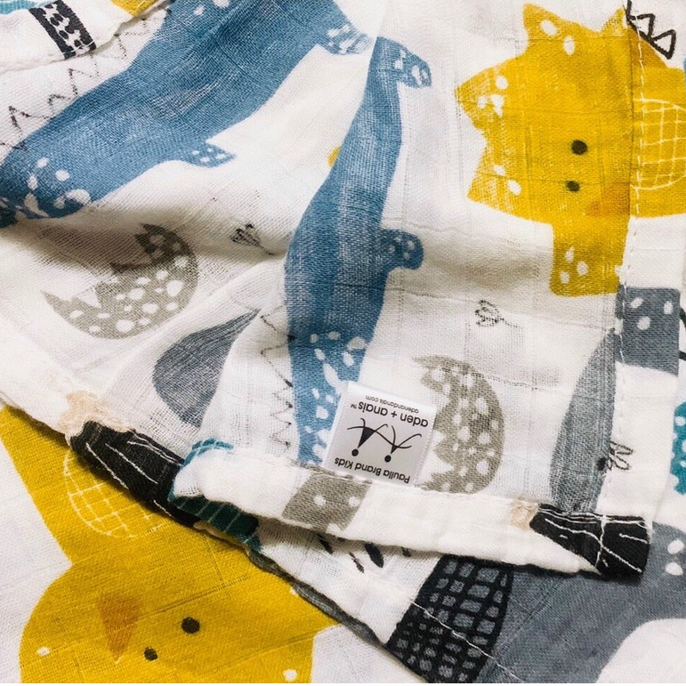 Khăn tắm, chăn đắp Aden sợi tre cho bé sơ sinh KT 1m2x1m2