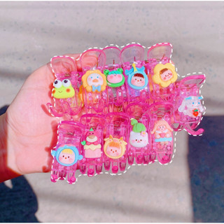 Kẹp Càng Cua Kẹp Tóc 3 Răng Nhựa Hoạt Hình Đa Dạng Nhiều Mẫu Siêu Dễ Thương