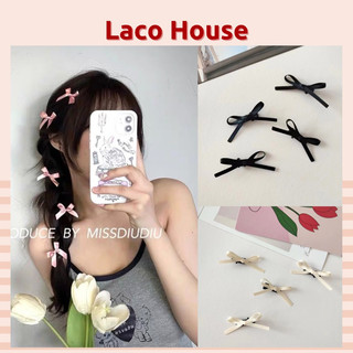 Kẹp tóc nơ mini phong cách Jennie Black Pink 🎀 J153