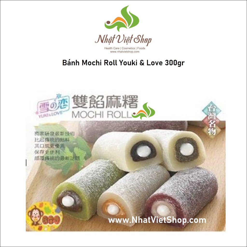 Bánh Mochi Roll Youki & Love 300g