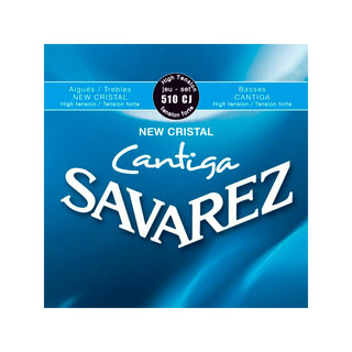 Bộ dây đàn Guitar Classic, Classical - Savarez 510CJ - New Cristal Cantiga, High Tension