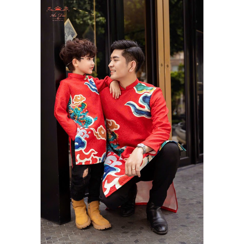 Áo Dài Rồng Gấm Bé Trai