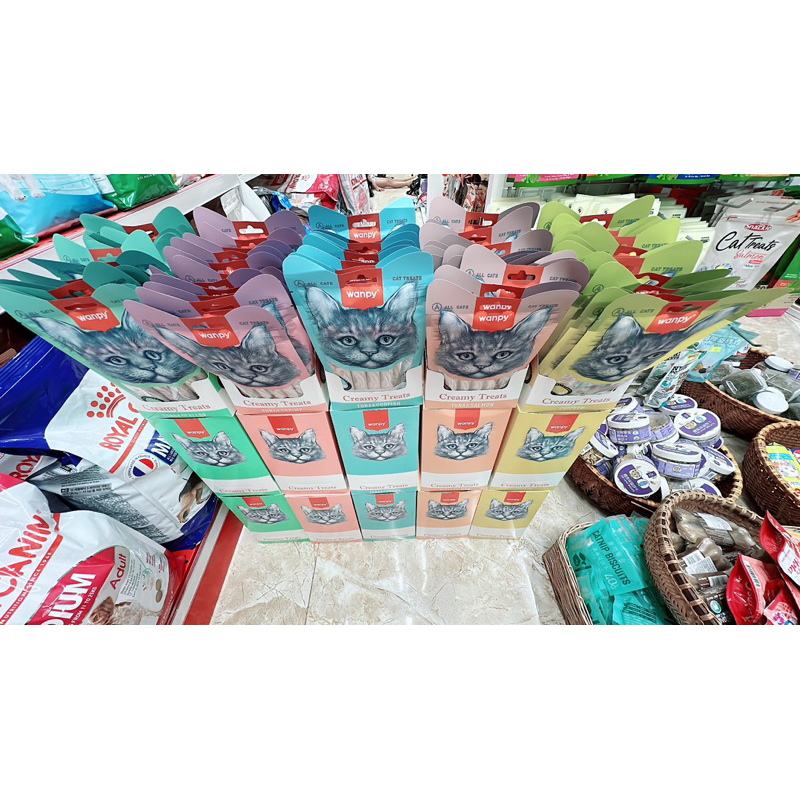 Súp thưởng siêu ngon cho mèo Wanpy bịch 5 tuýp