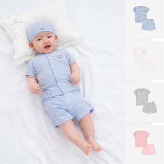 Bu baby sơ sinh - bộ quần áo ngắn tay cài giữa joyful - bu siro bsr130200 | quần áo bu baby chính hãng