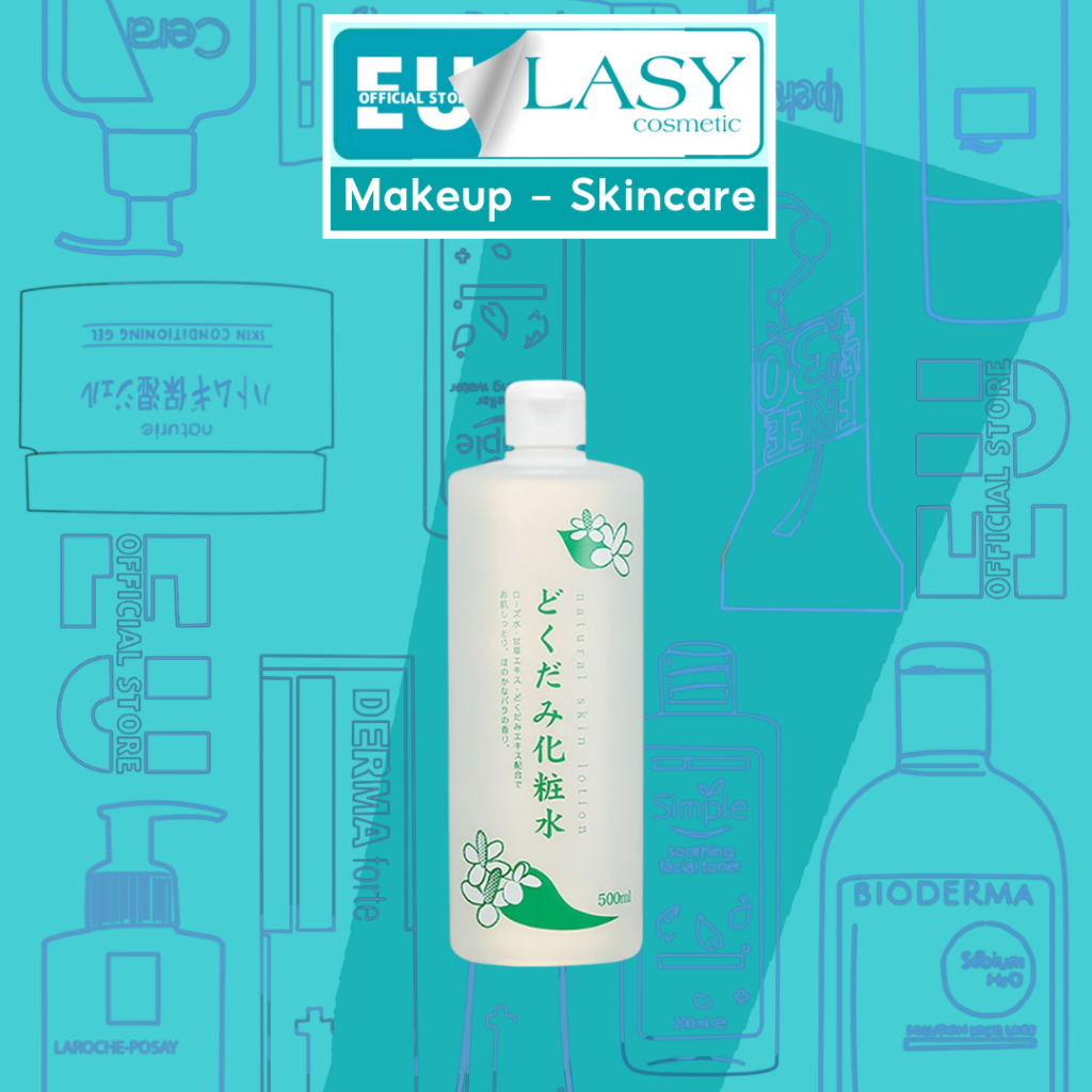 Nước Hoa Hồng Lotion Toner Diếp Cá Dokudami Ngăn Ngừa Mụn 500ml