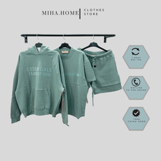 ÁO HOODIE ESSENTIALS MÀU SYCAMORE HAY XANH NGỌC SEASON 2023 UNISEX NAM NỮ RẤT XINH, PHỐI MÀU ĐỈNH NHẤT NĂM  [CHÍNH HÃNG]