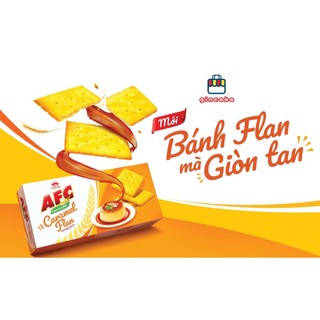 Bánh quy dinh dưỡng afc vị caramel flan, hộp 109g