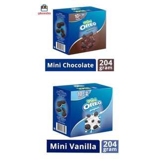 Bánh quy oreo mini vị vani/ socola - hộp 204g