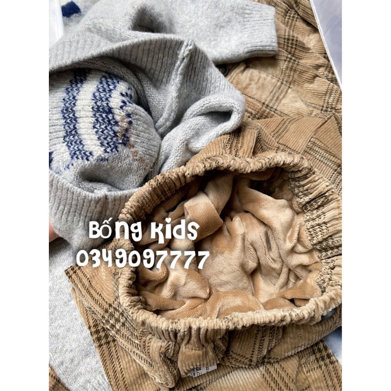 Áo Len & Quần Nhung Bé Trai ZR