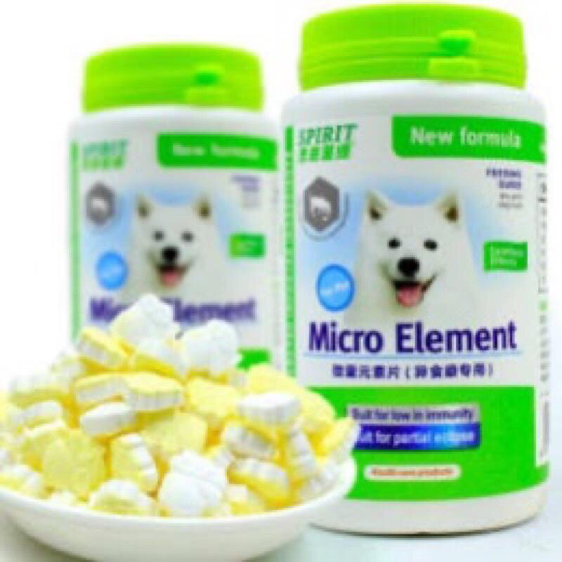 1 viên canxi khoáng vitamin dưỡng lông spirit cho chó mèo
